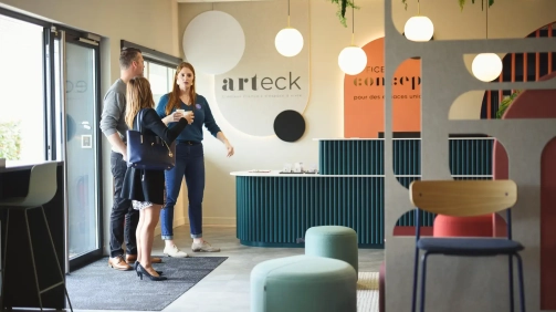 Votre agence événementielle à Annecy s'est chargée de l’organisation sur mesure de l’inauguration du nouveau showroom pour l’entreprise Office Concept.