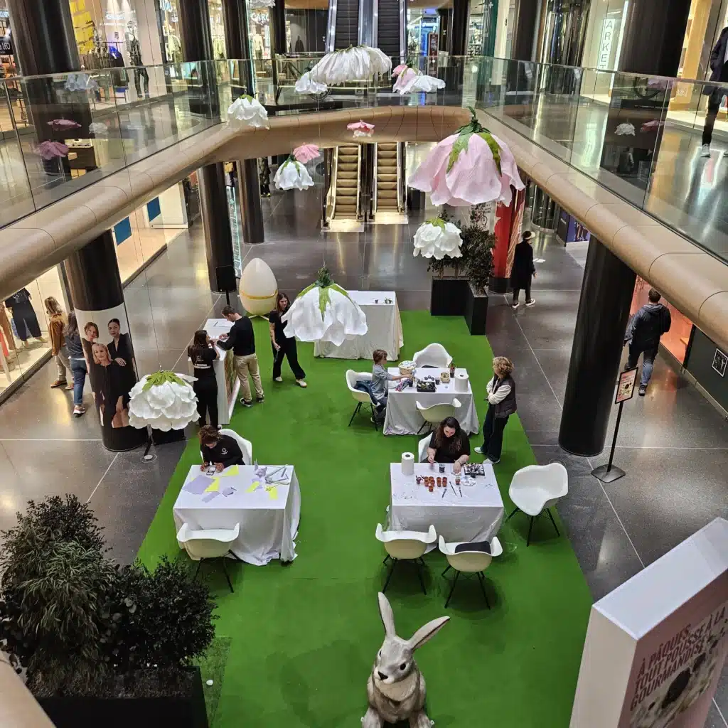 Votre agence événementielle à Annecy s'occupe des événements professionnels sur mesure du centre commercial Confédération Centre lors de différents événements calendaires.