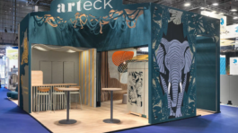 Votre agence événementielle à Annecy s'est chargée de l’organisation sur mesure de la conception d’un stand événementiel pour l’entreprise Arteck pour l’événement professionnel du salon Workspace Expo.