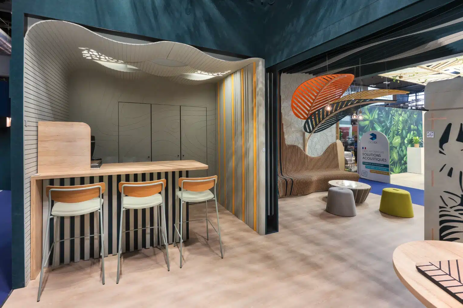 Votre agence événementielle à Annecy s'est chargée de l’organisation sur mesure de la conception d’un stand événementiel pour l’entreprise Arteck pour l’événement professionnel du salon Workspace Expo.