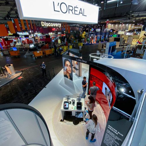 Organisation d'événement professionnel sur mesure - Conception de stand L'Oréal